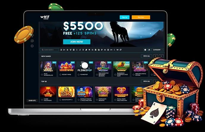 Wolf Winner Casino Australia Desktop